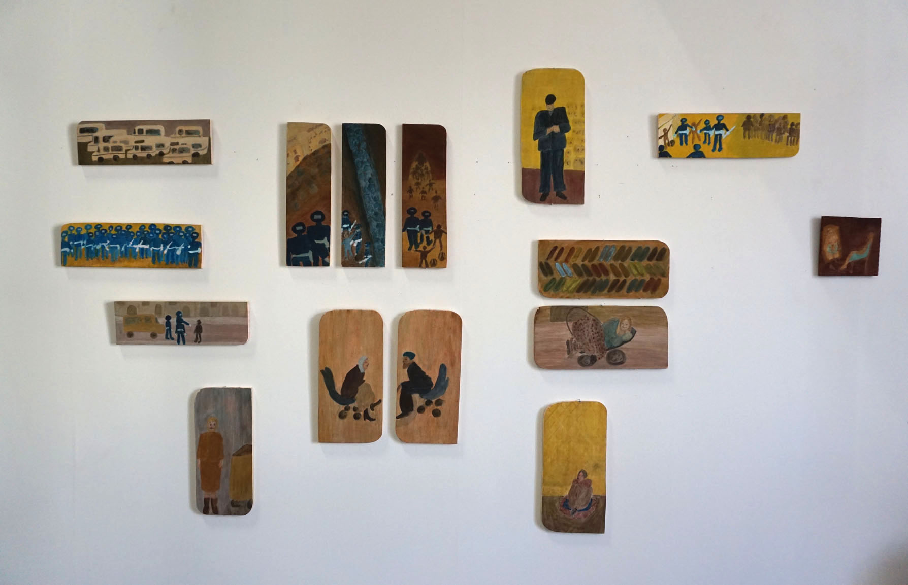 Cécile Savelli , Vue d'atelier , 2017