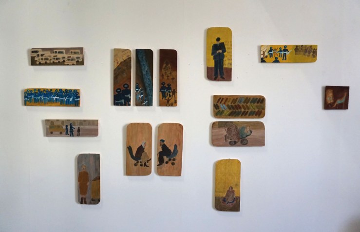 Cécile Savelli , Vue d'atelier , 2017