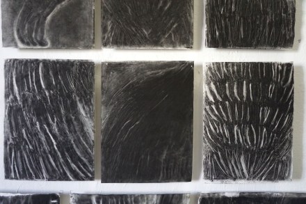 Cécile Savelli , Vue d'atelier , 2017