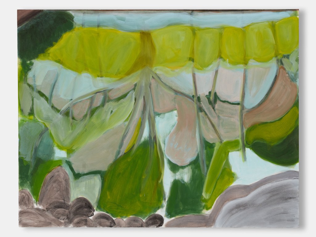 Cécile Savelli, Sans titre (promenade à Shanghai) 2026, cire saponifiée et pigments, 114 x 146 cm
©ADAGP, Paris, 2026
©JCLETT