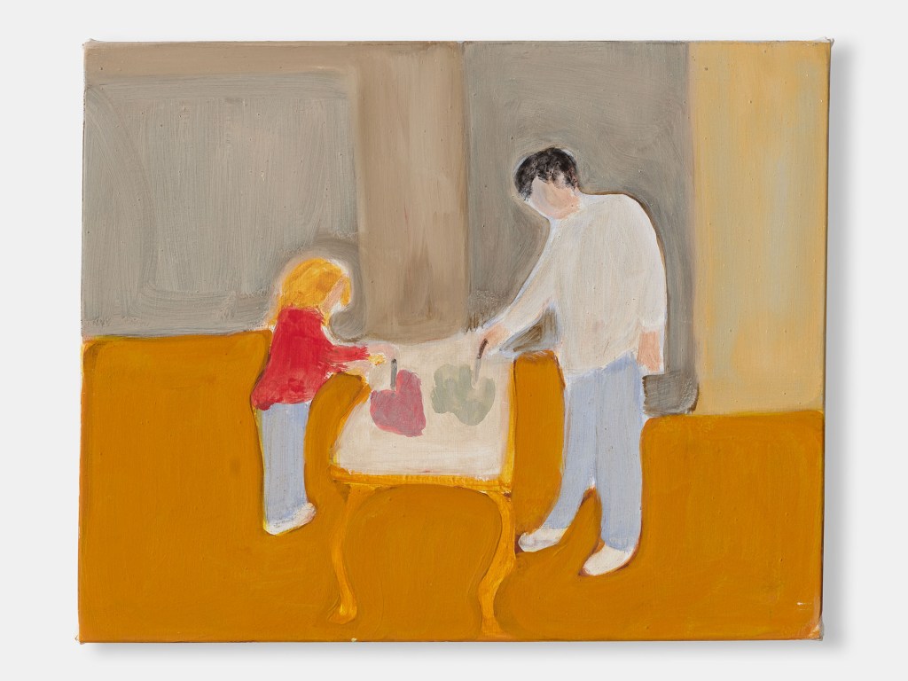 Cécile Savelli, Sans titre (enfance) 2026, cire saponifiée et pigments, 33 x 41 cm
©ADAGP, Paris, 2026
©JCLETT