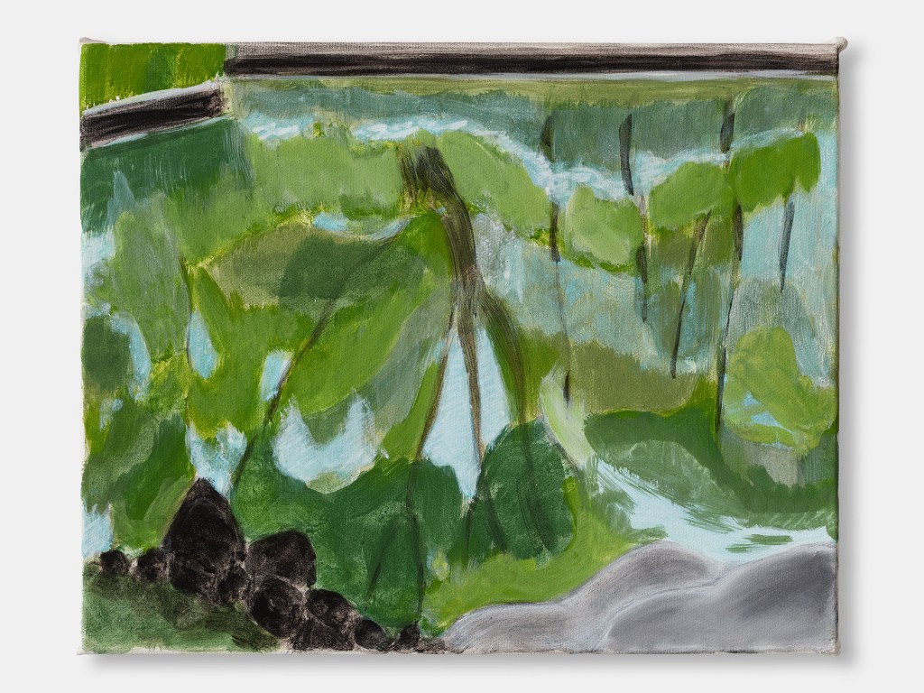 Cécile Savelli, Sans titre (promenade à Shanghai) 2025, cire saponifiée et pigments, 33 x 41 cm
©ADAGP, Paris, 2026
©JCLETT